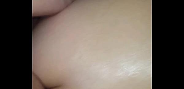  Fucking my beautiful young girlfriend with a 9 inch cock sleeve